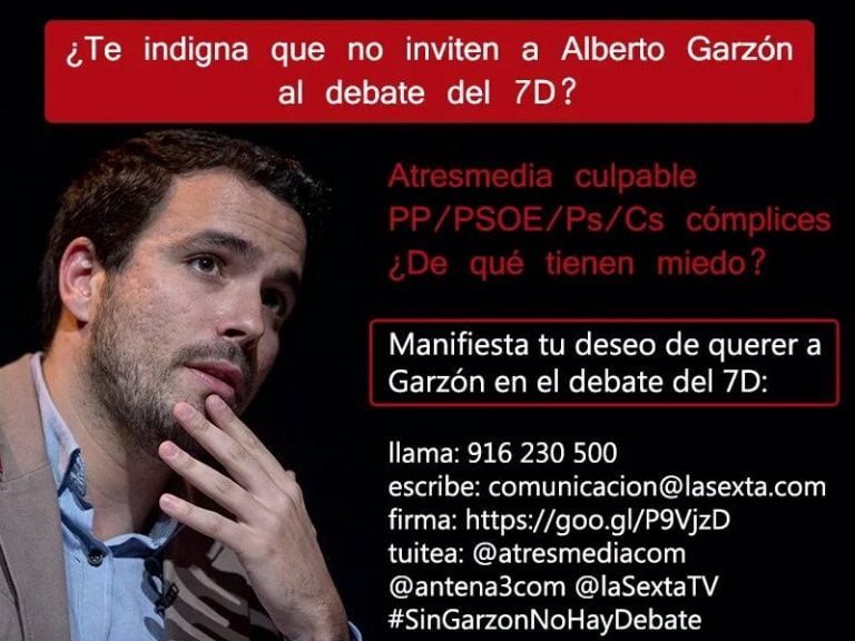 apoyo a Alberto Garzón