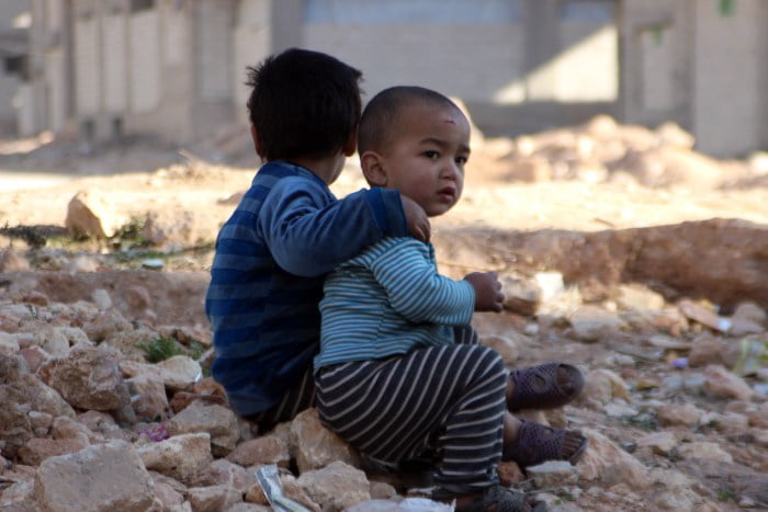 niños sirios