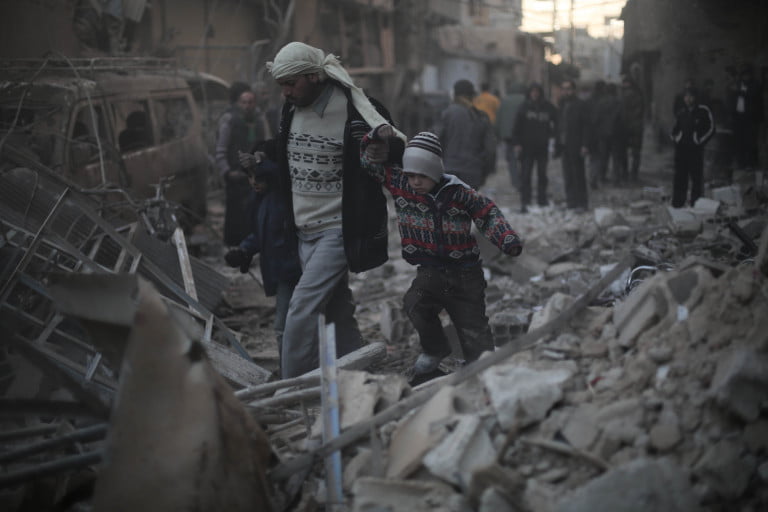 niños guerra siria